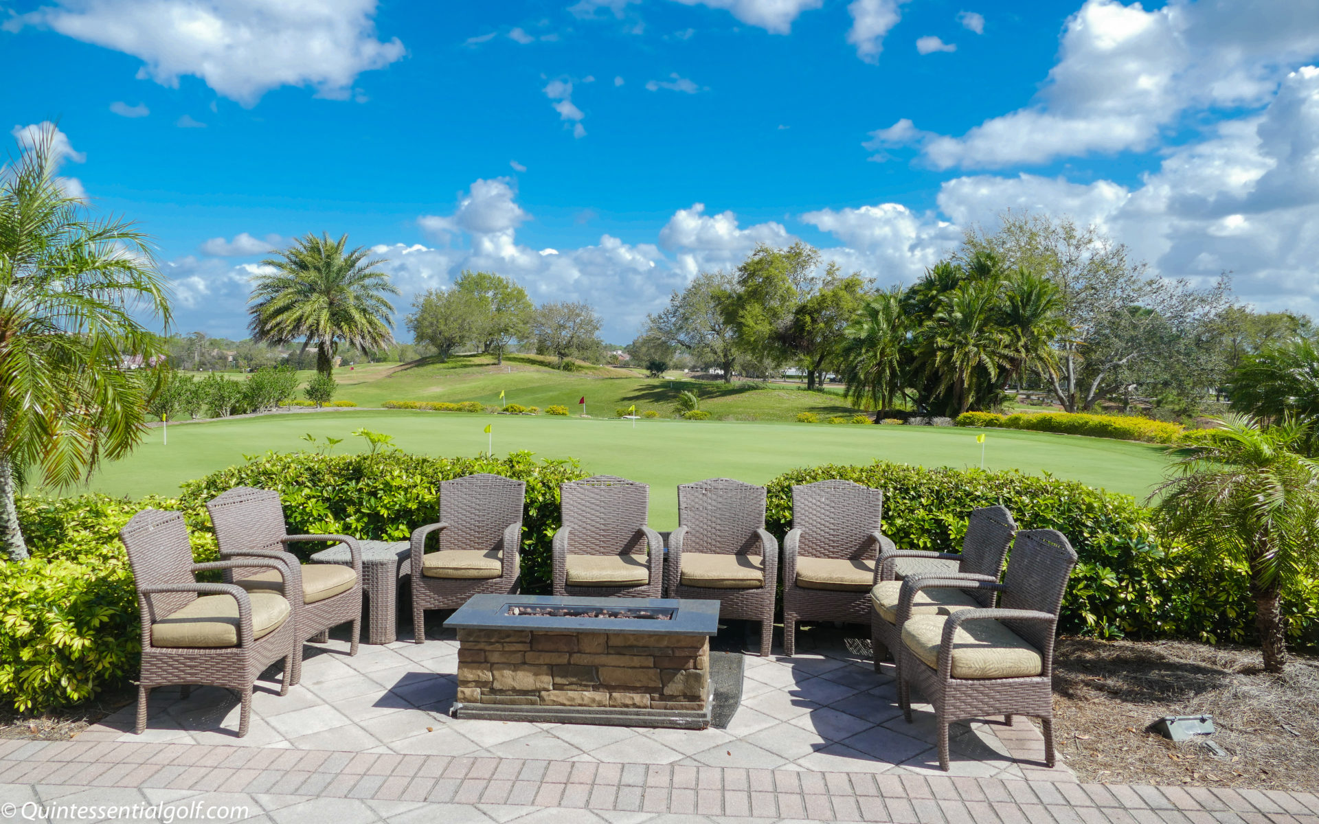 Firepit Near Practice Green